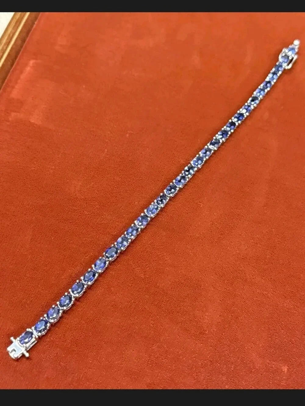 Sterling Silver 11.40 TCW Catalina lolite Bracelet